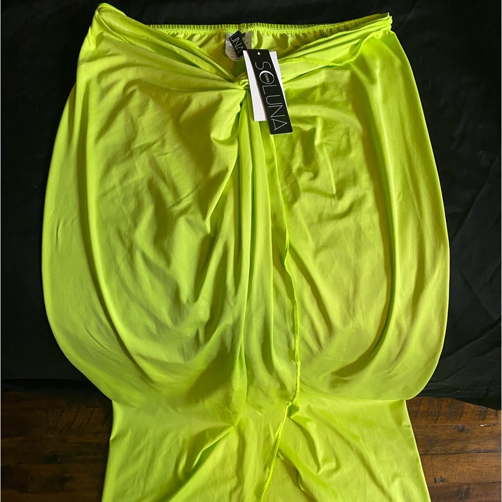 Soluna swimwear neon coverup